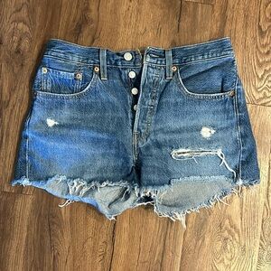 Levi Jean shorts, size 26.